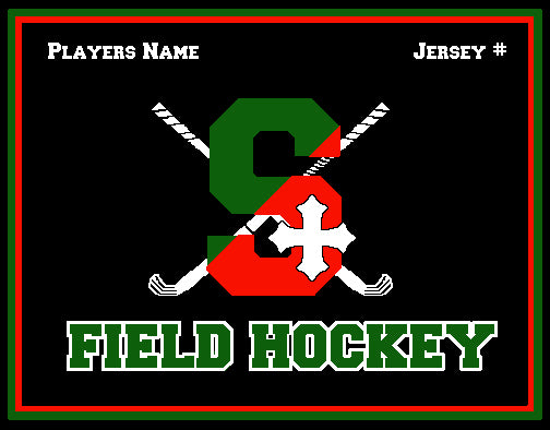 SSSA Field Hockey  Blanket 60 x 50  Customized Name & Number