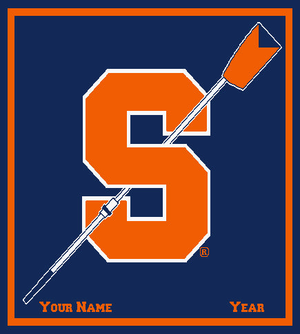 Syracuse Rowing Customiozed with your Name and Year50 x 60