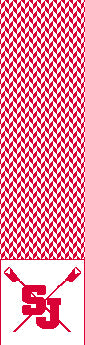 St. John's Chevron Super soft "SJ" Rowing Scarf