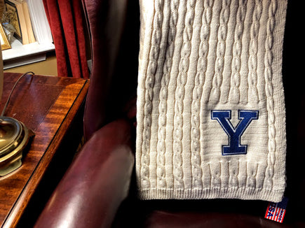 YALE Natural  Cable Blanket