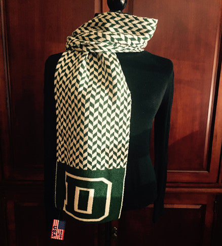Dartmouth Women's Chevron D Scarf 9 x 60