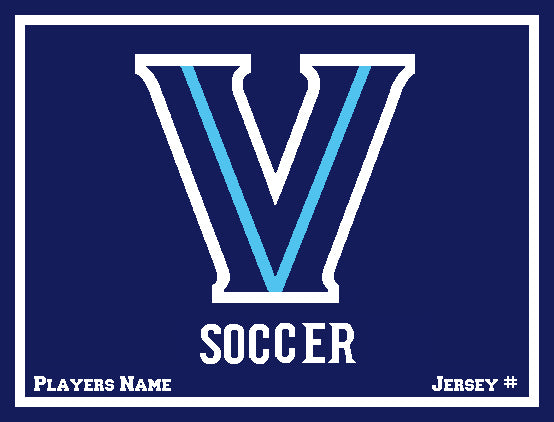 Villanova Men's Soccer with Name & Number