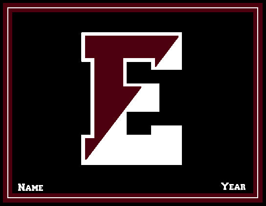 Episcopal High School Split E Customized with Name and Year