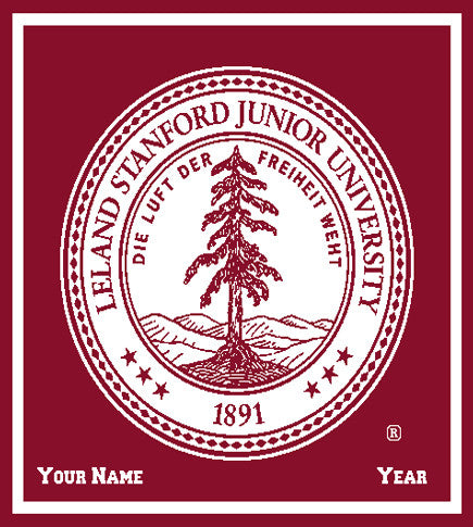 Custom Stanford Cardinal Seal 50 x 60