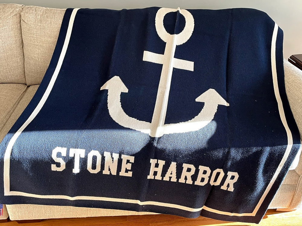 Stone Harbor Anchor Blanket