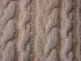 Chunky Cable Blanket with Embroidered Monogram