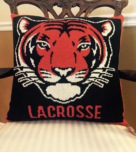 Princeton TIGER Lacrosse Pillow 20 x 20