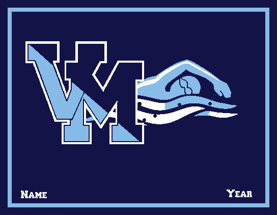 Villa Maria Academy Swimming Customized with your Name and Year