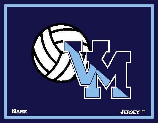 Villa Maria Academy Customized Volleyball with your Name and Number