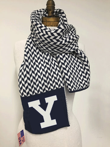 YALE Y Chevron Scarf