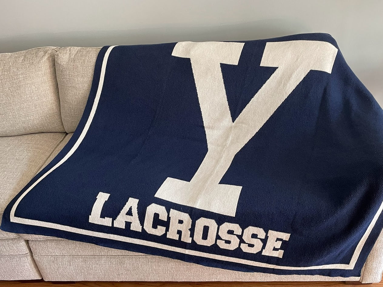 Yale NAVY Base Lacrosse 60 x 50