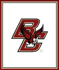 BABY Boston College Eagle BABY Blanket Burgundy 30 x 40