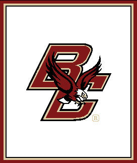 BABY Boston College Eagle Blanket Natural Base 30 x 40