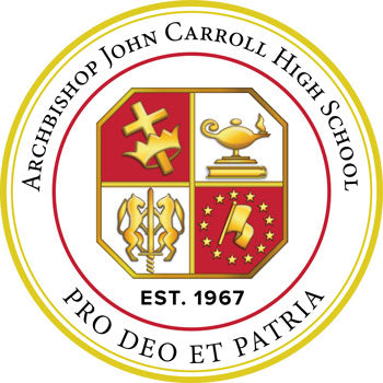 Archbishop John Carroll High School Official School Seal Blanket