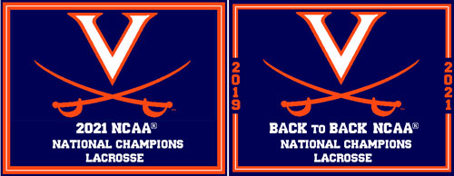 University of Virginia 2021 National Champions Lacrosse