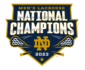 Notre Dame Men's Lacrosse 2023 National Champions