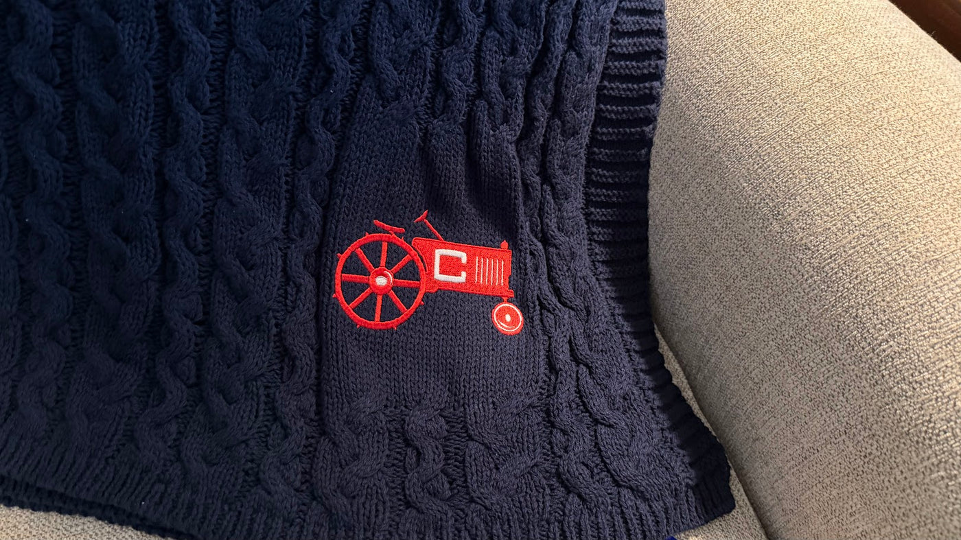 Signature Aran Cable - CANYATA - NAVY