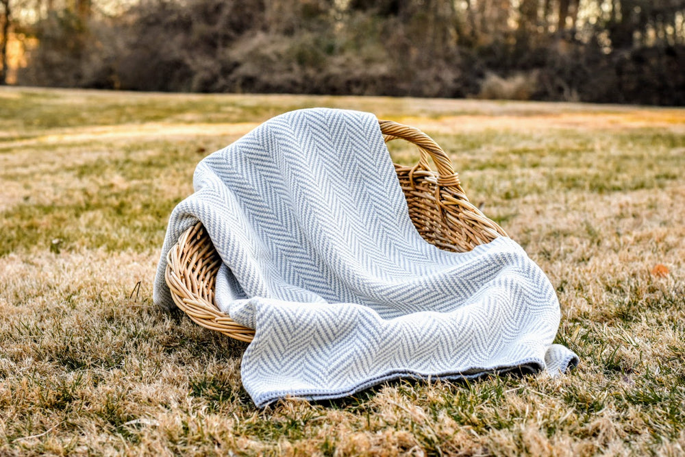 The Greyson Throw Herringbone