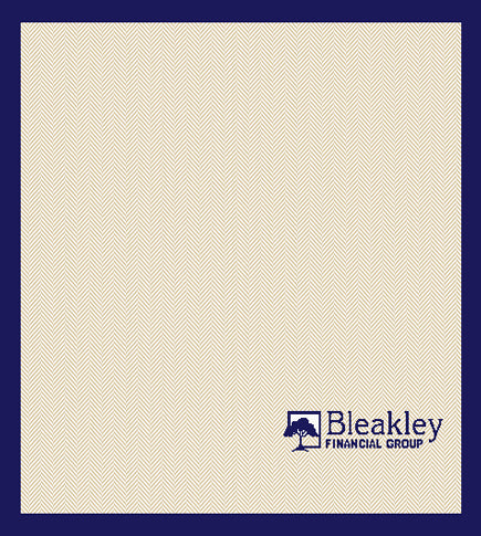 Bleakley Financial Group Flax /Navy Herringbone