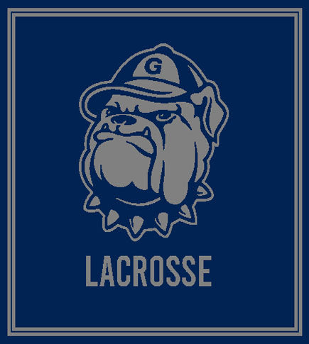 Georgetown Bulldog Lacrosse  50 x 60