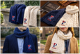 University of Pennsylvania Signature Cable Scarf – Split “P” Edition