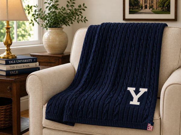 Yale Classic 6-Needle Cable Heritage Blanket™