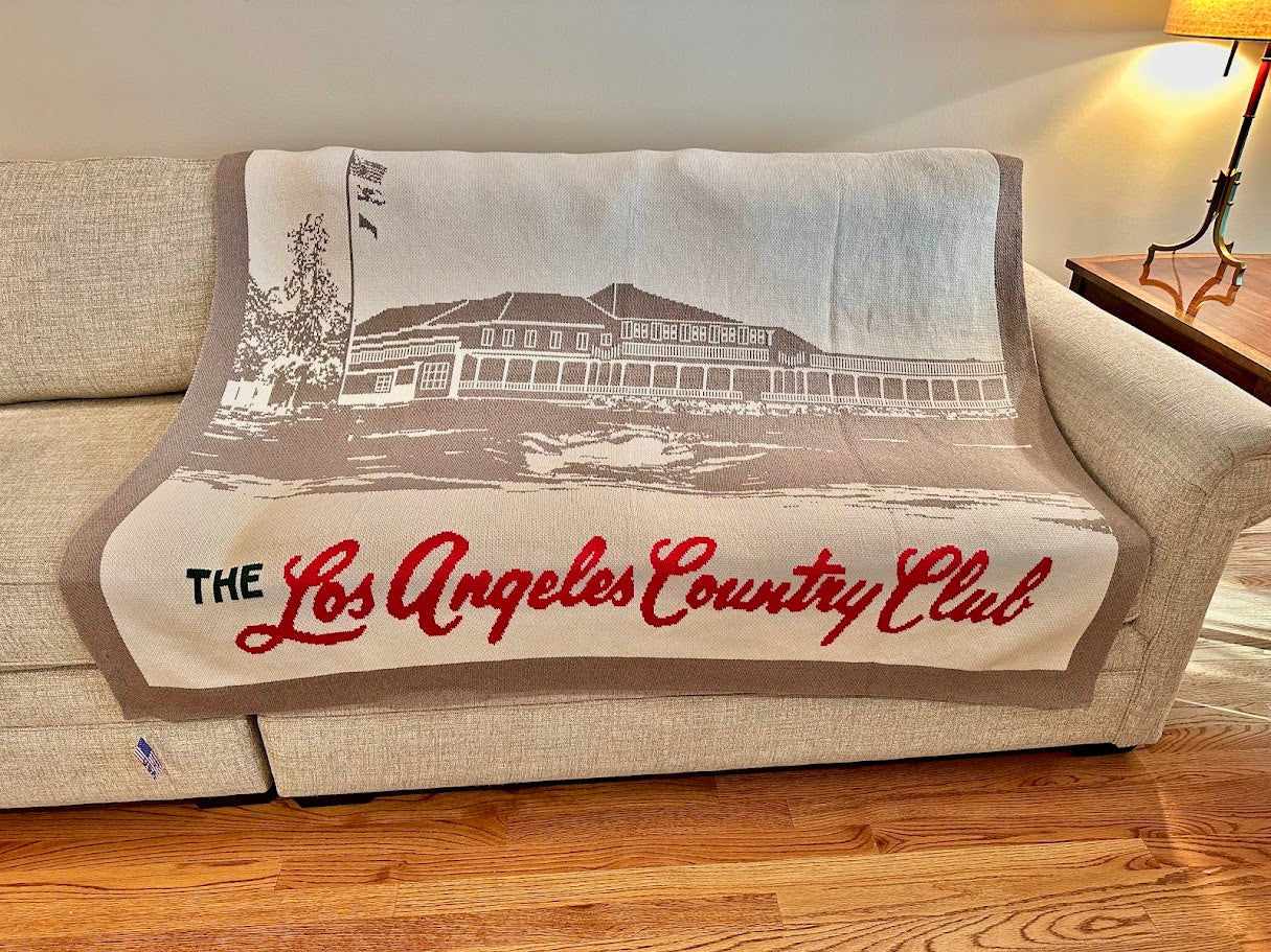 Los Angles Country Club Clubhouse Silohette