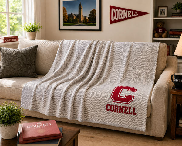 Cornell Herringbone Heritage Blanket™