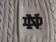 Notre Dame Classic Cotton Navy Cable 50 x 60
