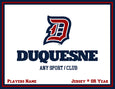 Custom Duquesne Any Sport  / Club  Navy  60 x 50