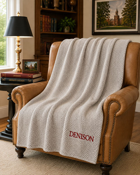 Denison Heritage Herringbone Blanket™ - PENDING