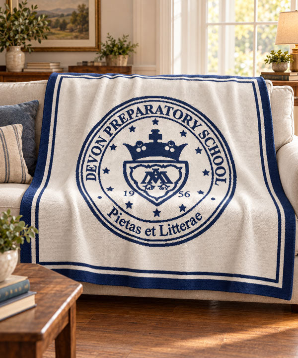 Devon Prep Heritage Crest Blanket