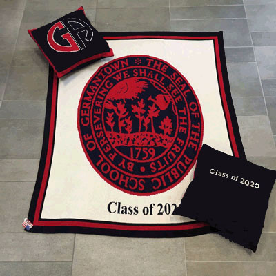 GA 2023 Blanket with Name and 2023 Pillow