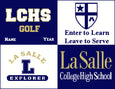 LCHS  Multi logo Single Sport /Club Blanket Customized Name & Number 60 x 50