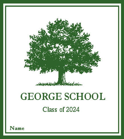 George School Class of 2024 Customized with Name 50 x 60