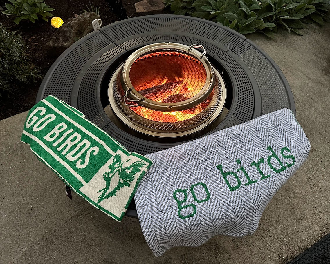 go birds Herringbone  Blanket  50 x 60