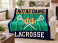 The Notre Dame Lacrosse Heritage Blanket