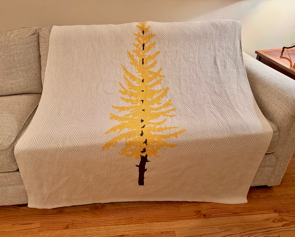 Tamarack Flax Herringbone Large logo