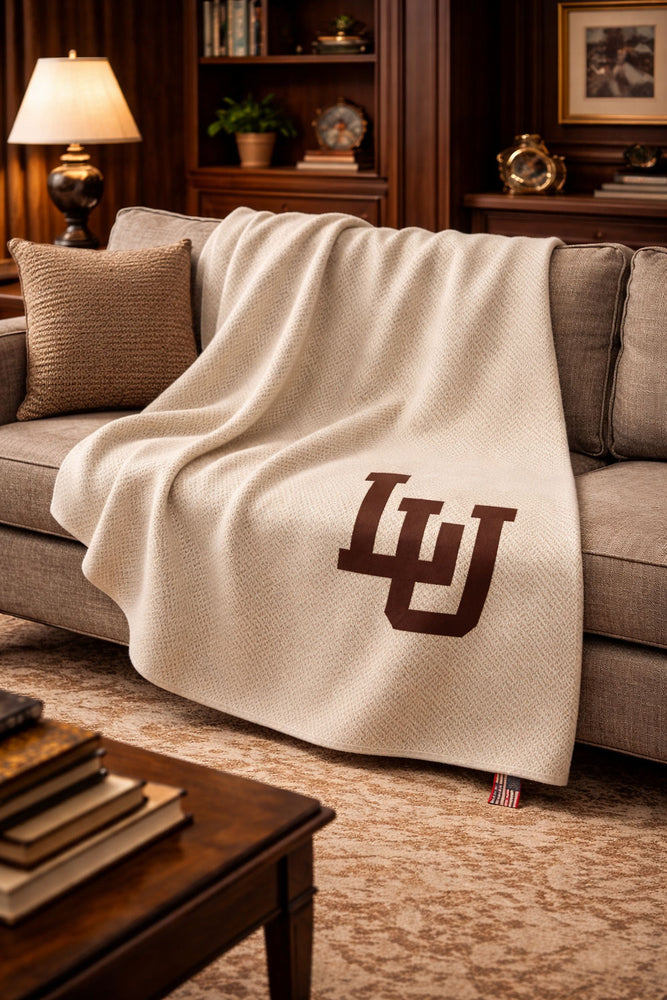 The Lehigh Herringbone Heritage Blanket