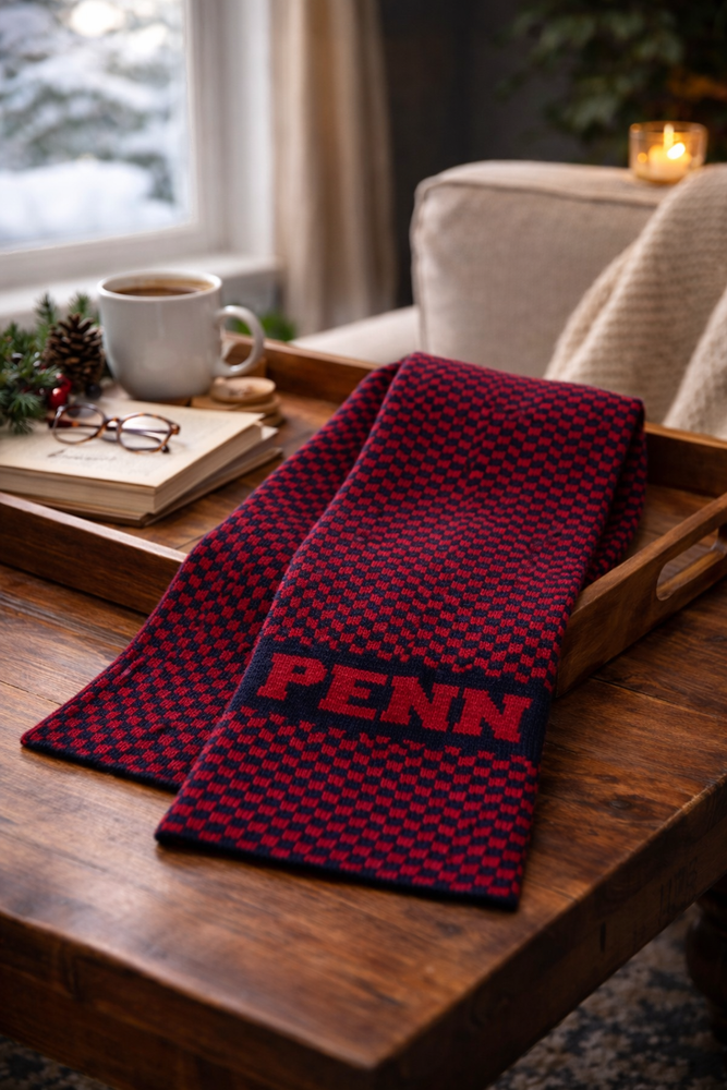 University of Pennsylvania Mini Chevron Signature Scarf