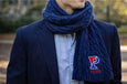 University of Pennsylvania Signature Cable Scarf – Split “P” Edition