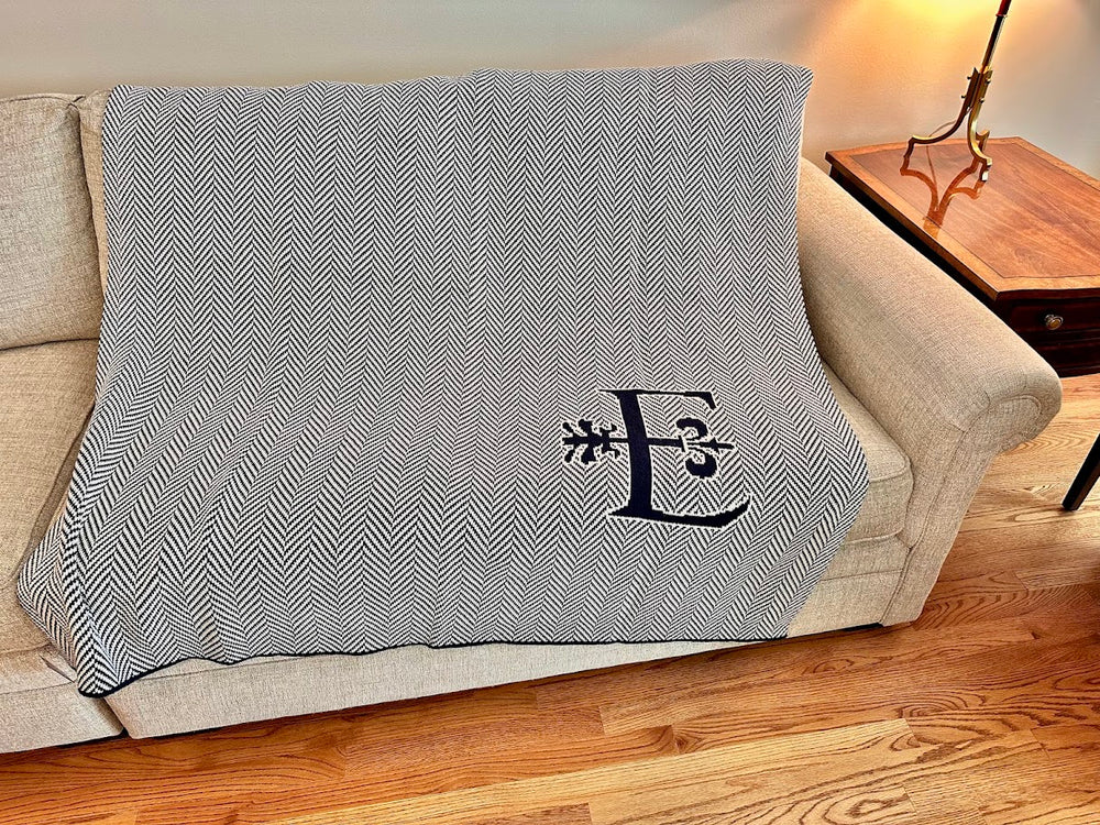 Escondido Golf and Lake Club NAVY Herringbone