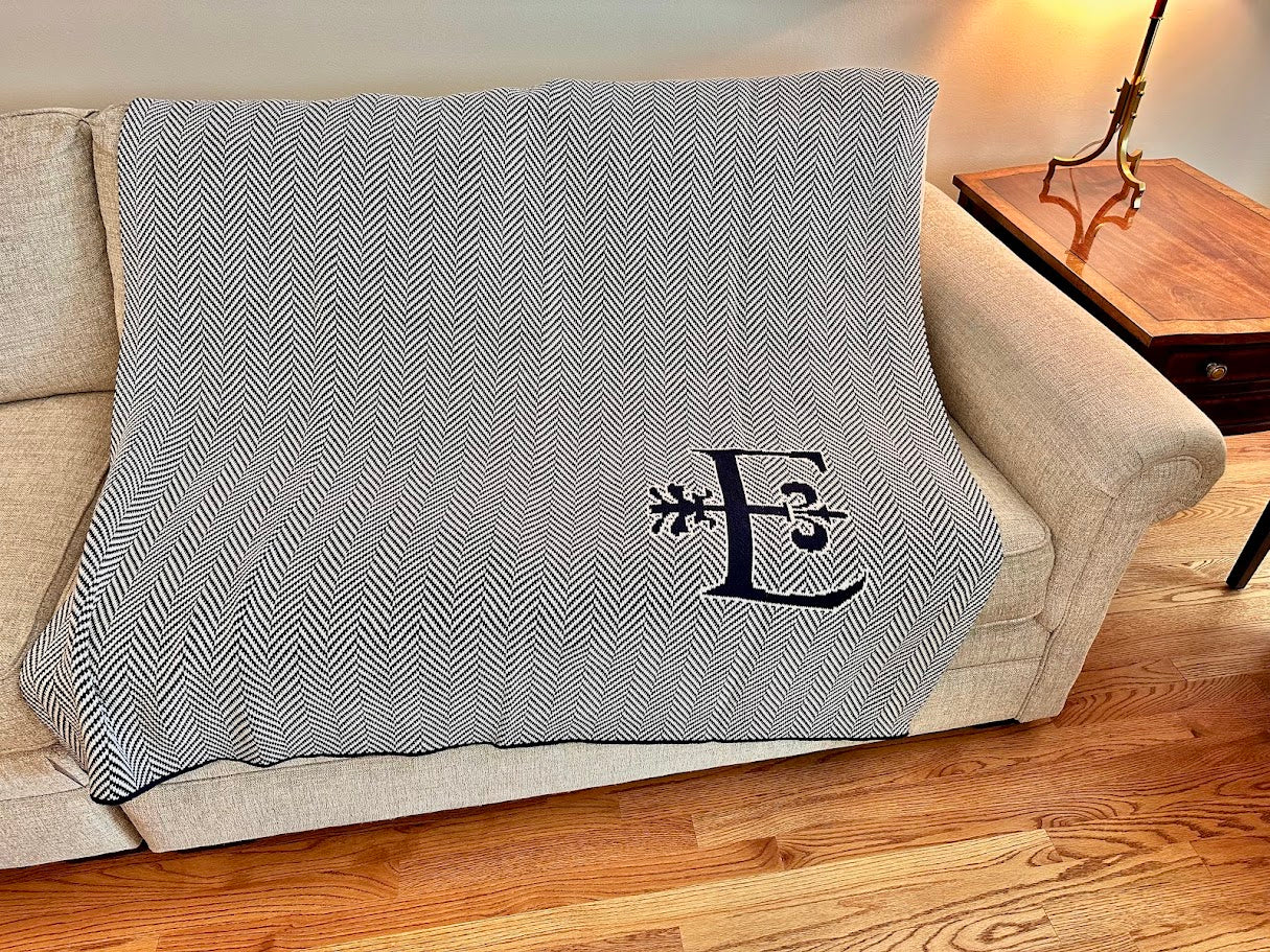 Escondido Golf and Lake Club NAVY Herringbone