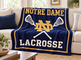 The Notre Dame Lacrosse Heritage Blanket