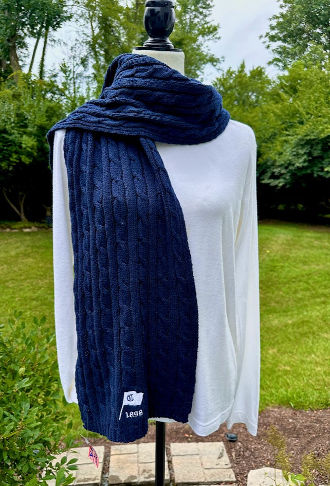 Columbia CC Embroidered NAVY Scarf