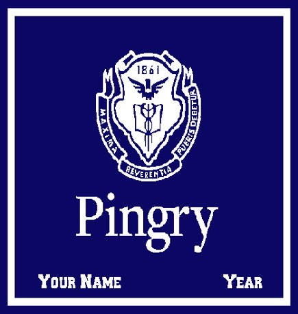Pingry Seal Name & Year  50 x 60