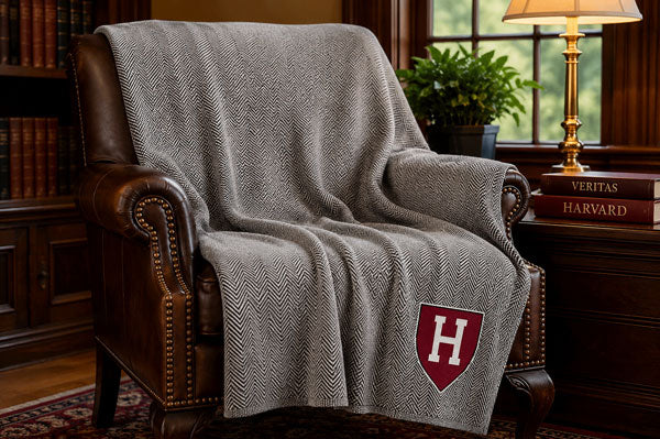 Harvard Heritage Herringbone Blanket™