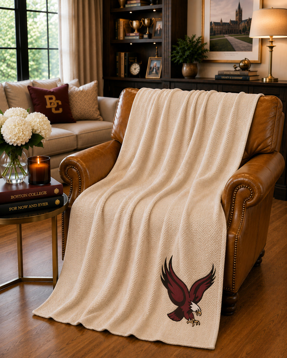 The Boston College Heritage Herringbone Blanket™ - PENDING