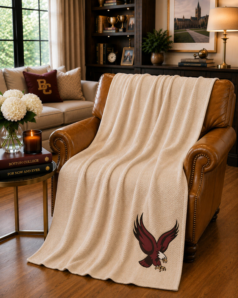 The Boston College Heritage Herringbone Blanket™ - PENDING