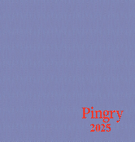 Navy /Natural  Herringbone with the Pingry 2025 Herringbone